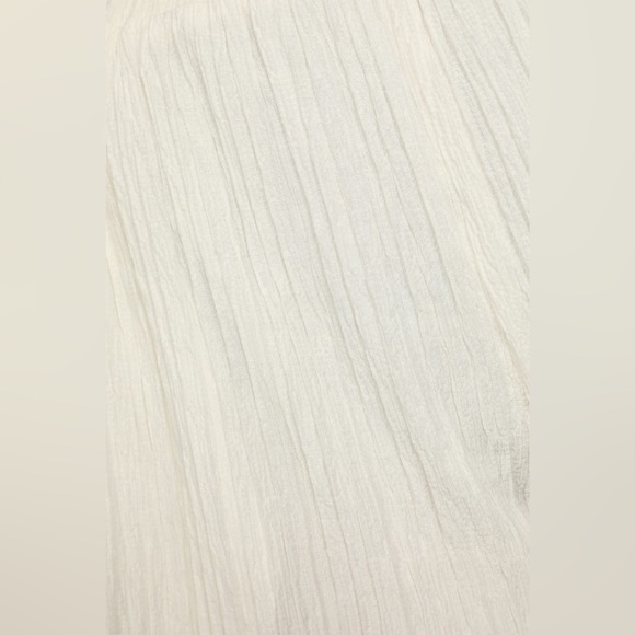 🆕 LULUS Pleat Yourself White Pleated High-Waisted Paperbag Shorts Size S - Picture 9 of 9